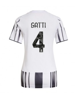 Juventus Federico Gatti #4 Replika Hemmakläder Dam 2025-26 Kortärmad Juventus Federico Gatti #4 Replika Hemmakläder Dam 2025-26 Kortärmad